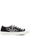 VIVIENNE WESTWOOD ORB-LOGO LOW-TOP SNEAKERS