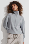 Varley Clearwood Half-zip Pullover In Grey