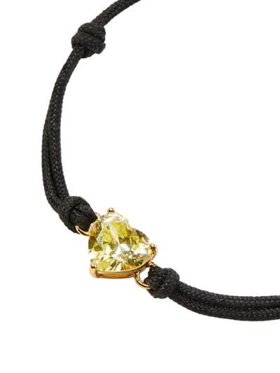 Kate Spade January Epoxy & Cord Slider Bracelet In Peridot