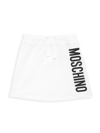 Moschino Kids' Little Girl's & Girl's Logo Skirt In White