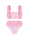 ANDY & EVAN LITTLE GIRL'S 2-PIECE POPSICLE PRINT SWIMSUIT