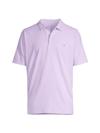 B Draddy Vin Micro Stripe Polo Shirt In Vain