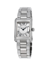 FREDERIQUE CONSTANT WOMEN'S CLASSICS CARREÉ STAINLESS STEEL & DIAMOND BRACELET WATCH