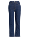 RE/DONE WOMEN'S 70S ULTRA HIGH-RISE STOVEPIPE STRETCH CROP JEANS