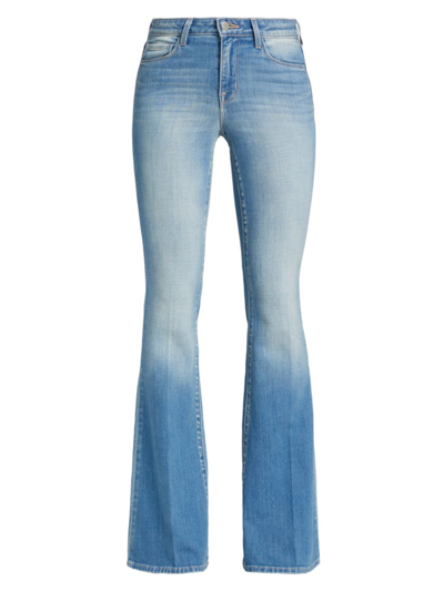 L Agence L'agence High Rise Flared Jeans In Atlantic