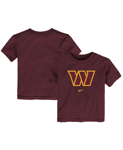 Nike Preschool Boys And Girls  Burgundy Washington Commanders Team Logo T-shirt