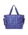 Baggallini Extra-large Carryall Tote In Navy Garden - Polyester