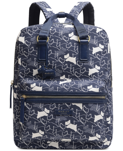 Radley London Texture Dog - Large Zip Around Backpack In  display picture 1