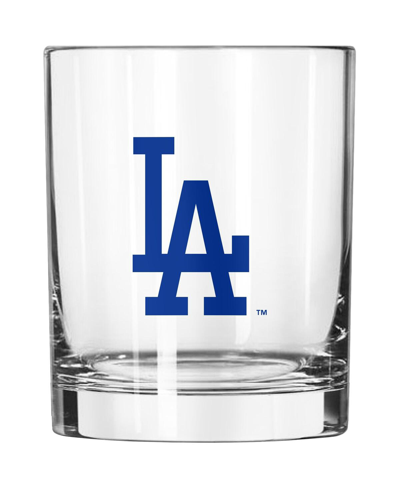 Logo Brands Los Angeles Dodgers 14 oz Game Day Rocks Glass In Clear