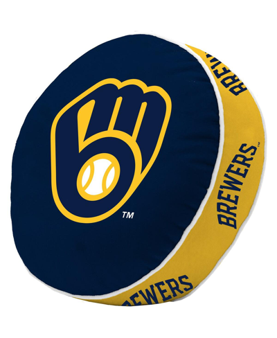 Logo Brands Milwaukee Brewers Team Puff Pillow