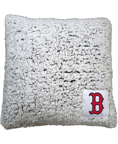 Logo Brands Boston Red Sox 16" X 16" Frosty Sherpa Pillow