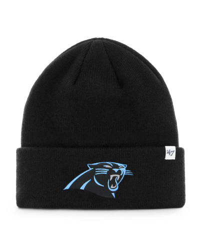 47 Brand Men's '47 Black Carolina Panthers Secondary Basic Cuffed Knit Hat