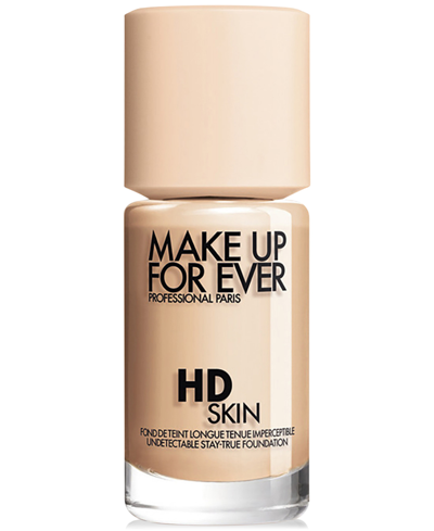 Make Up For Ever Hd Skin Undetectable Longwear Foundation In N - Porcelain (for Fair Skin Tones With