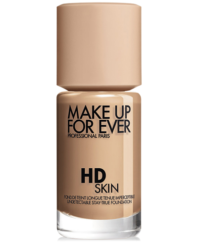 Make Up For Ever Hd Skin Undetectable Longwear Foundation In N - Sand (for Medium Skin Tones With Neu