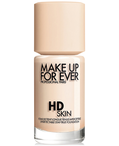 Make Up For Ever Hd Skin Undetectable Longwear Foundation In N - Alabaster (for Very Fair Skin Tones