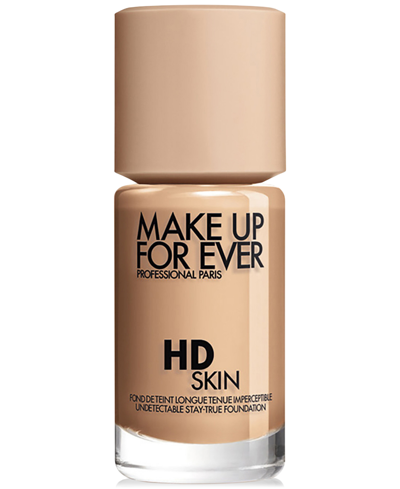 Make Up For Ever Hd Skin Undetectable Longwear Foundation In N - Nude (for Light To Medium Skin Tones