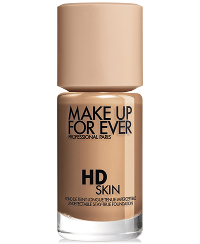 Make Up For Ever Hd Skin Undetectable Longwear Foundation In R - Cool Honey (for Medium To Tan Skin T