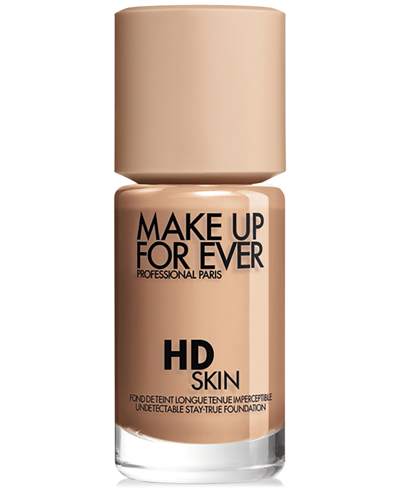 Make Up For Ever Hd Skin Undetectable Longwear Foundation In R - Cool Sand (for Medium Skin Tones Wit