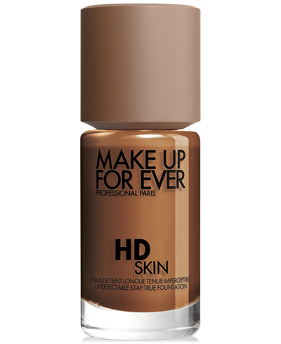 Make Up For Ever Hd Skin Undetectable Longwear Foundation In Y - Warm Walnut (for Deep Skin Tones Wit