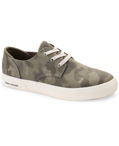 Sun + Stone Men's Kiva Lace-up Core Sneakers, Created For Macy's Men's Shoes In Green Camo Print