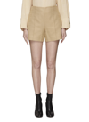 Vince Sculptural Panama Shorts In Neutral