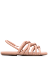 Marsèll Knotted Square-toe Sandals In Rosa