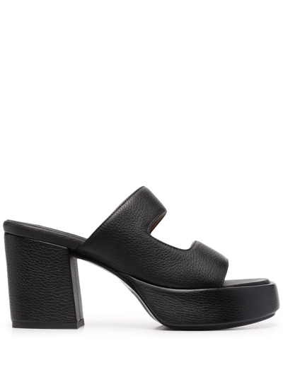 Marsèll Pablo 80mm Platform Sandals In Schwarz