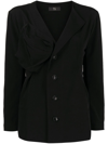 Y'S RUCHED-DETAIL JACKET