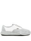 MIHARAYASUHIRO WARPED LOW TOP SNEAKERS