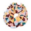 La Doublej Geometric Print Scrunchie In Gumball