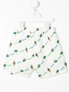 KENZO MIXED-PRINT SWIM SHORTS