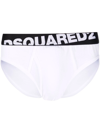 DSQUARED2 LOGO-PRINT WAISTBAND BRIEFS