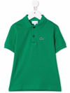 LACOSTE LOGO-PATCH SHORT-SLEEVED POLO SHIRT
