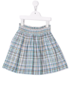 BONPOINT NOUMEA CHECKED MINI SKIRT