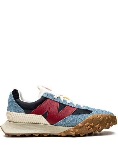 New Balance X Auralee Xc-72 Low-top Sneakers In Light Blue,blue,red