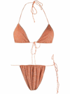 Oseree Oséree Women's Orange Polyamide Bikini In Orange
