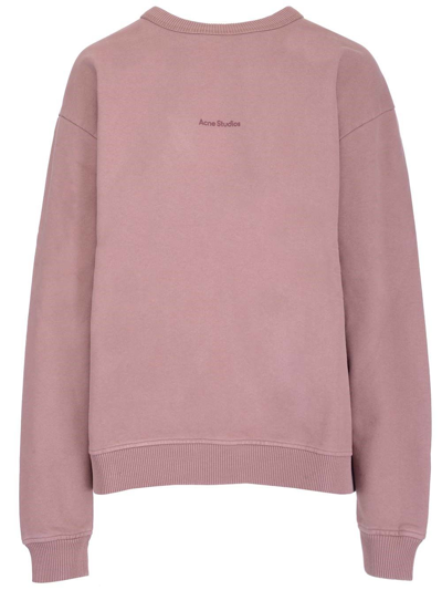 Acne Studios + Net Sustain Printed Organic Cotton-jersey Sweatshirt In Pink