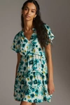 Anthropologie Robin Tiered Mini Dress In Assorted