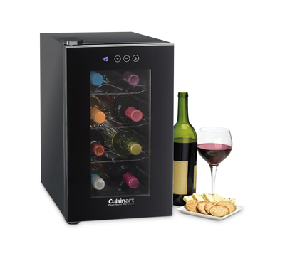 Cuisinart Private Reserve 8-bottle Wine Cellar In Black