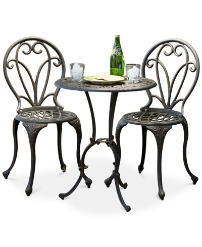 Noble House Atlantis Bistro Set In Copper