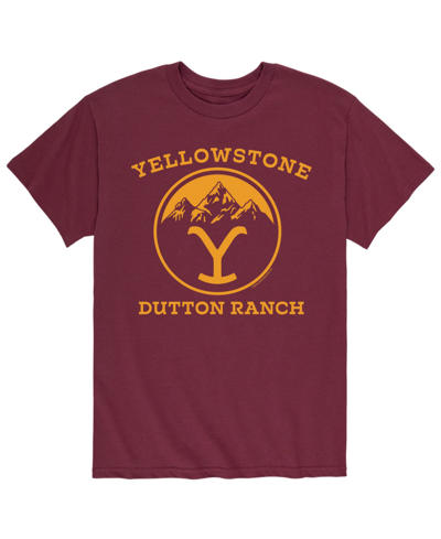 Airwaves Men's Yellowstone Dutton Ranch T-shirt In Red