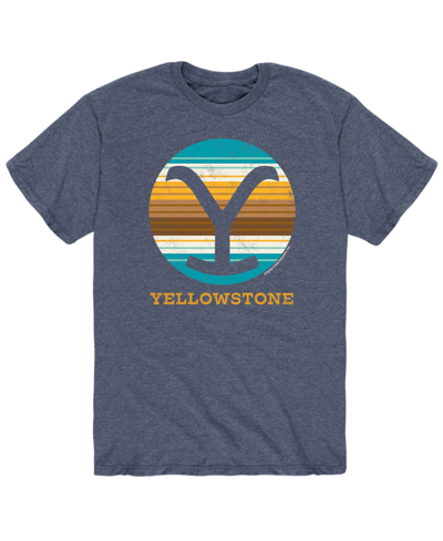Airwaves Men's Yellowstone Blanket Themed T-shirt In Blue