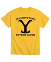 Airwaves Men's Yellowstone Dutton Ranch T-shirt In Yellow