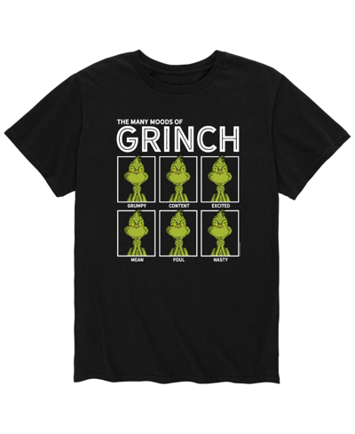 Airwaves Men's Dr. Seuss The Grinch Moods T-shirt In Black