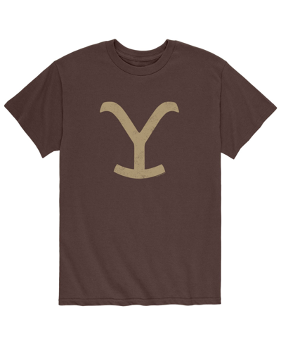 Airwaves Men's Yellowstone Y Brand T-shirt In Brown