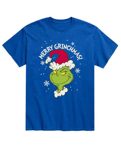 Airwaves Men's Dr. Seuss The Grinch Merry Grinchmas T-shirt In Blue