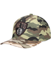Mitchell & Ness Men's Nba Nets Desert Snapback Hat In Camo Woodland In Camo