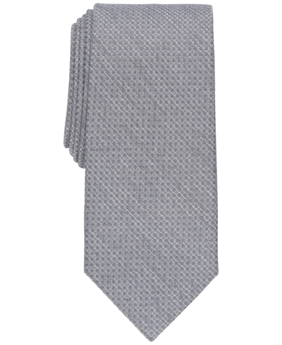 Alfani Men's Parson Slim Tie, Created For Macy's In Charcoal