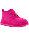 Ugg Neumel Womens Suede Shearling Casual Boots In Taffy Pink