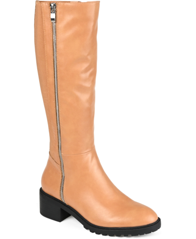 Journee Collection Morgaan Tall Boot In Tan